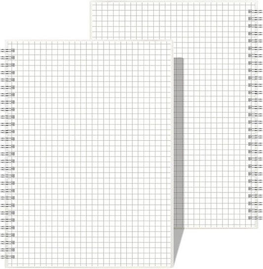 AHGXG Graph Paper Notebook Spiral 2 Pack by AHGXG