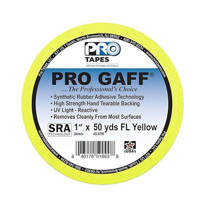 1" Width ProTapes Pro Gaff Premium Matte Cloth Gaffer's Tape - Image 2