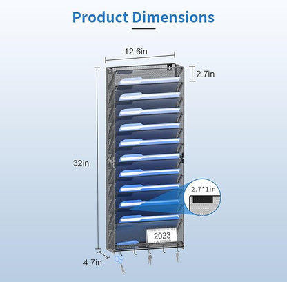 OUTWOLF Hanging Wall File Organizer - Image 6