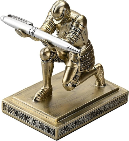 Amoysanli Knight Pen Holder Desk Organizers and Accessories Desk Decor Resin by Amoysanli