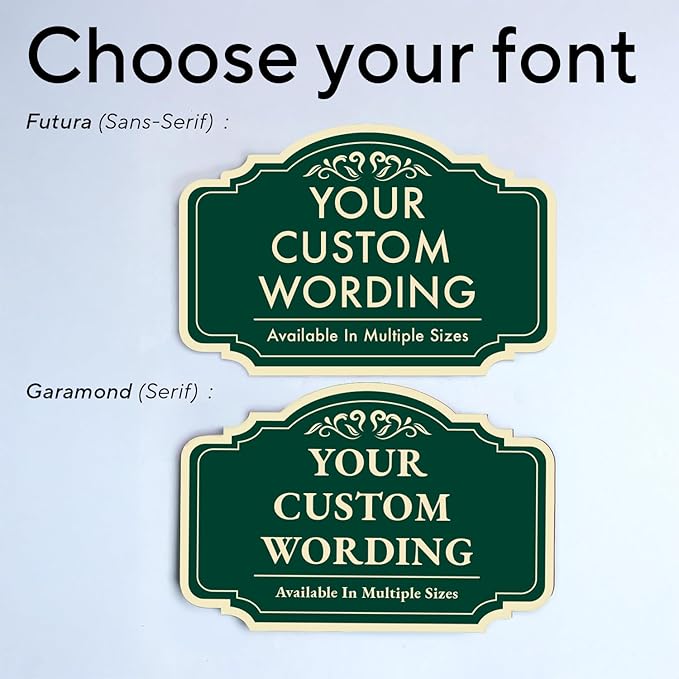 Personalized Green Outdoor Metal Sign, 30x24 In, Waterproof, USA Made - Image 9