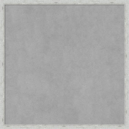 Amanti Art Silver Framed Magnetic Board 21x21 Medium Vision Board by AmantiArt