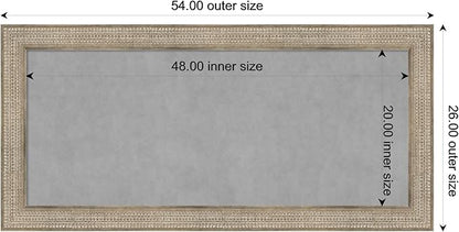 Amanti Art Silver Framed Magnetic Board 26x54 Oversize Vision Board - Image 4
