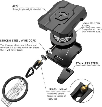 Retractable Keychain Badge Holder - Image 3
