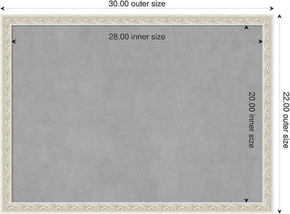 Amanti Art Silver Framed Magnetic Board 22x30 Medium Vision Board - Image 2
