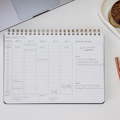 Merely Home Undated Weekly Schedule | Business Planner | 8.25” x 11.75” ADHD - Image 5