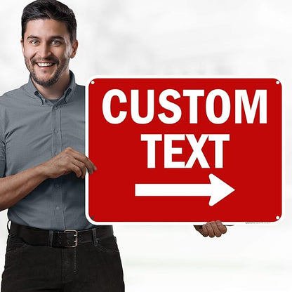 Custom Arrow, Custom Directional Sign, Right Arrow, 18x24 Inches, 55 mil thick - Image 2