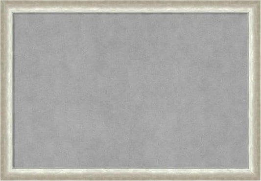 Amanti Art Silver Framed Magnetic Board 18x26 Medium Vision Board by AmantiArt