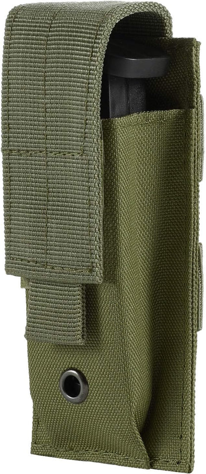 Tactical Single/Double Pistol Mag Pouch Outdoor Molle Open-Top Magazine Pouch by FRTKK