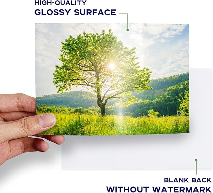 5x7 Photo Paper, Goefun 200GSM/54LB Glossy Inkjet Printer Paper - Image 4