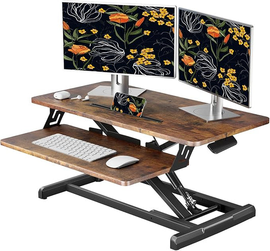 JOY worker Standing Desk Converter, Desktop Workstation Riser by JOYworker