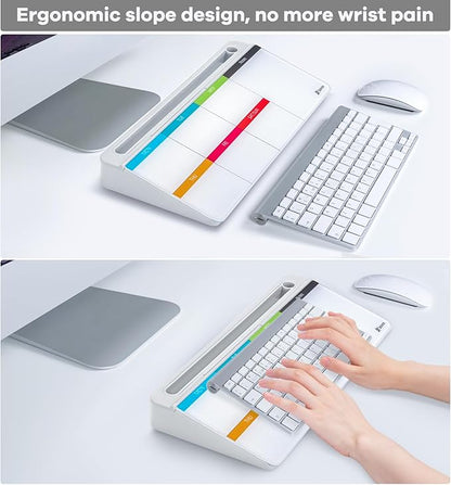 Varhomax Glass Weekly Dry Erase Desk White Board, Desktop to Do List Planner - Image 6