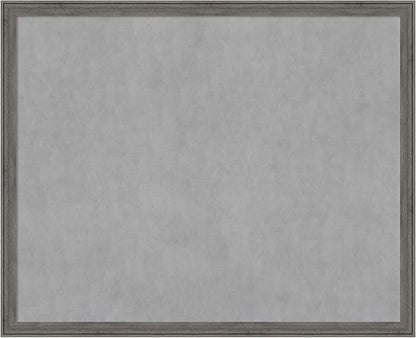 Amanti Art Grey Framed Magnetic Board 35x43 X-Large Vision Board by AmantiArt