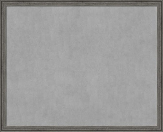 Amanti Art Grey Framed Magnetic Board 35x43 X-Large Vision Board by AmantiArt