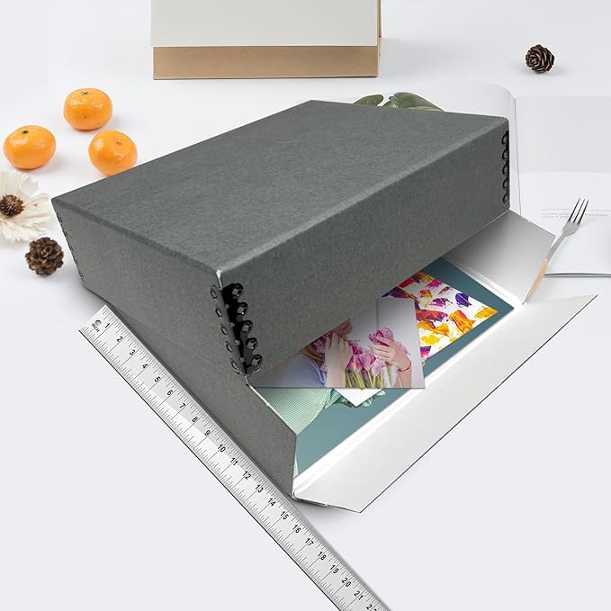 Lineco Museum Archival Storage Box, 14.75x18.75x3 in. Drop Front Design. - Image 4