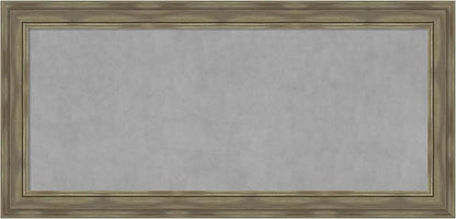 Amanti Art Grey Framed Magnetic Board 26x54 Oversize Vision Board by AmantiArt