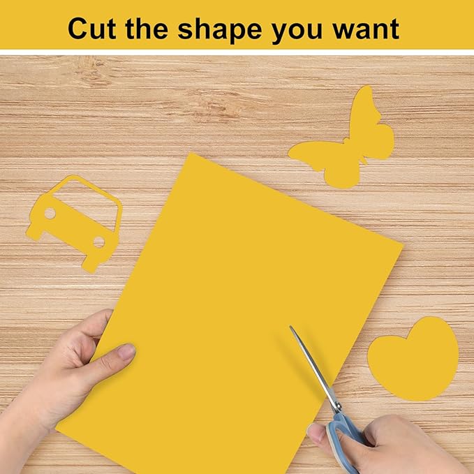 OcePor 50 Sheets Yellow Cardstock Paper, Colored Printer Paper 8.5 x 11 - Image 4
