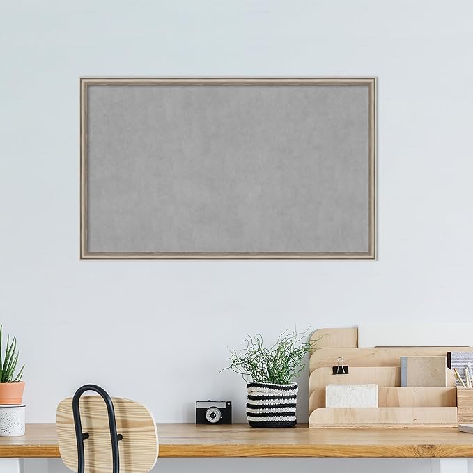 Amanti Art Silver Framed Magnetic Board 26x42 Large Vision Board - Image 5