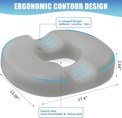 BlissTrends Donut Pillow Seat Cushion, Donut Chair Cushions - Image 2