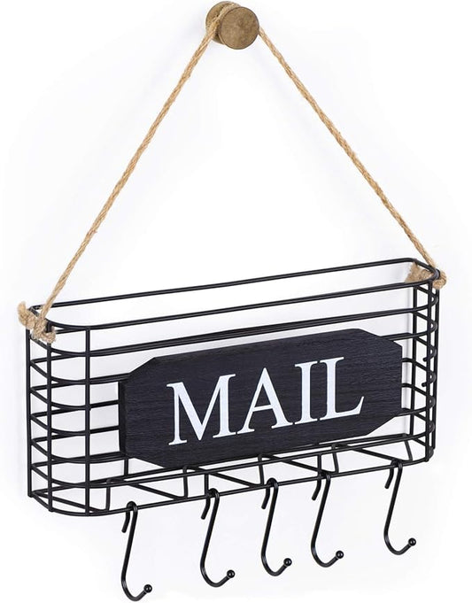 SRIWATANA Mail Key Holder for Wall, Mail Organizer Wall Mount, Small Size by SRIWATANA
