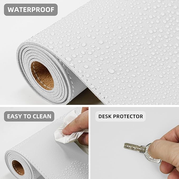 Leather Desk Protector, 47in*23.7in Large Mat - Image 4