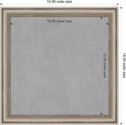 Amanti Art Silver Framed Magnetic Board 14x14 X-Small Vision Board - Image 4
