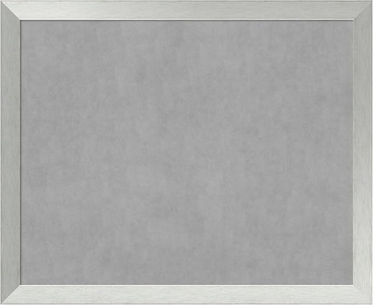 Amanti Art Silver Framed Magnetic Board 36x44 X-Large Vision Board by AmantiArt