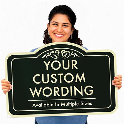Personalized Custom Decorative Outdoor Metal Signs, 18x12 Inches, Waterproof - Image 8