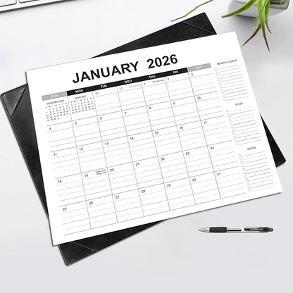 Desk Calendar 2026-2027 with Desk Mat – 22" x 17" Large Desk Pad Calendar Runs - Image 5
