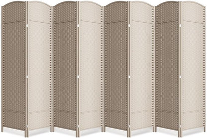Cocosica 8 Panel Room Divider, 6Ft Folding Privacy Screen, Tall by cocosica