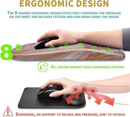 Hokafenle Ergonomic Mouse Pad Wrist Support - Image 5