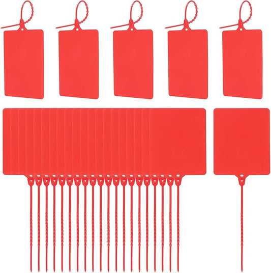 MECCANIXITY Plastic Seals Shipping Tags, by MECCANIXITY