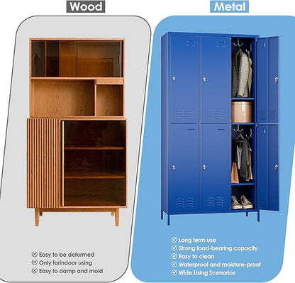 SUPEER 6 Doors Metal Locker for Employees - Image 5