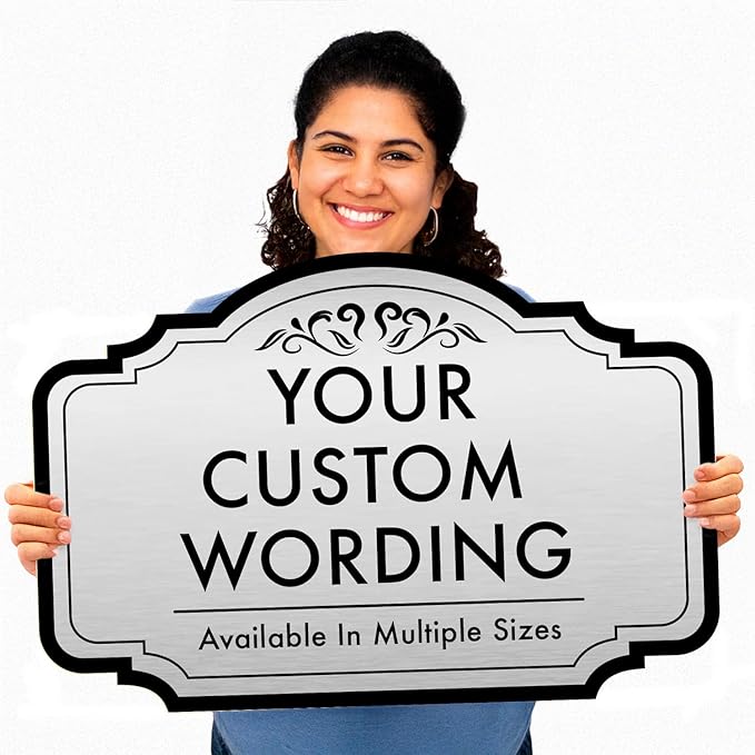 Custom Decorative Outdoor Metal Sign, Personalized Aluminum Driveway Sign - Image 8