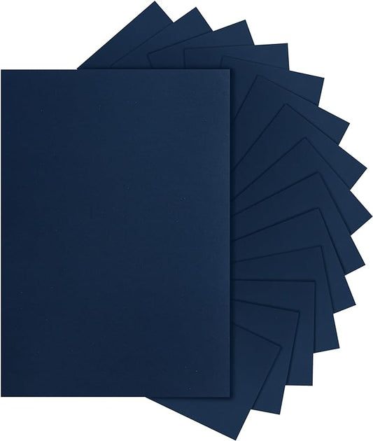 Silunkia 100 Sheets Navy Blue Cardstock 8.5 x 11 Scrapbooking Paper, by Silunkia