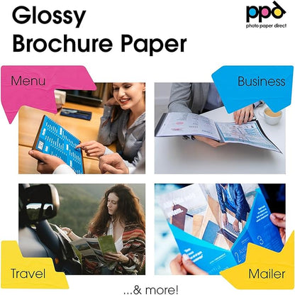 PPD Double Sided Photo Paper, Glossy Brochure Paper 8.5 x 11 - Image 7
