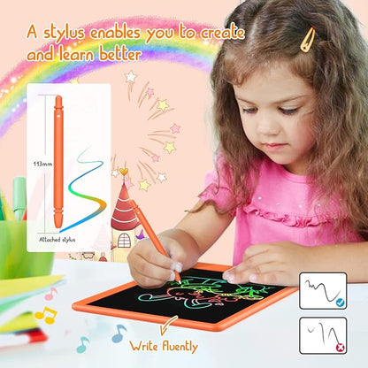 BUKEBU LCD Writing Tablet Doodle Board, Colorful Drawing Pad, Electronic - Image 3