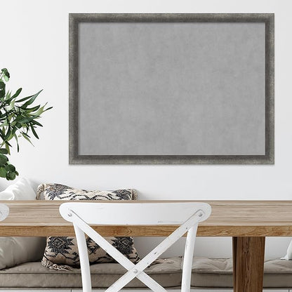 Amanti Art Grey Framed Magnetic Board 22x30 Medium Vision Board - Image 5