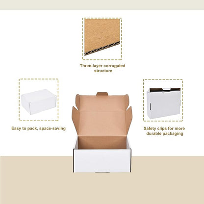 WINHPH Shipping Boxes Set of 20, Literature Mailer Box Packaging Supplies - Image 3