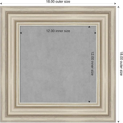 Amanti Art Silver Framed Magnetic Board 18x18 X-Small Vision Board - Image 2