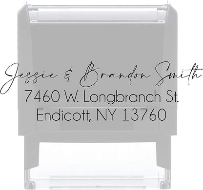 Custom Address Stamp Personalized Self Inking Stamps Custom Return Address by Stampi