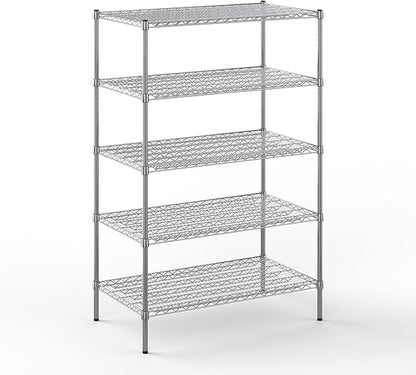 Regal Altair 24" Deep x 42" Wide x 64" Height Wire Shelving Kit | 5-Tier | NSF by Regal+Altair