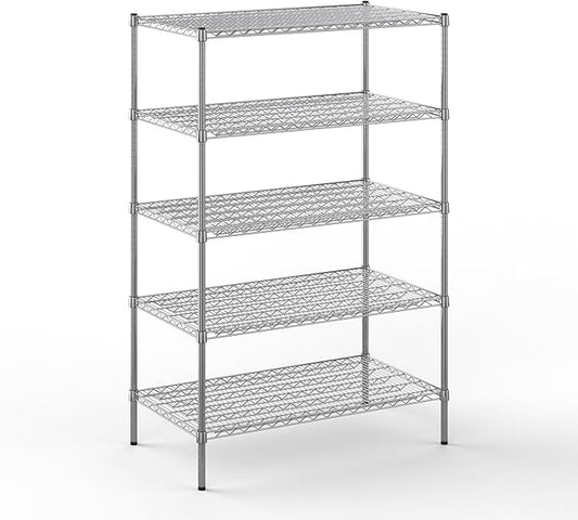 Regal Altair 24" Deep x 42" Wide x 64" Height Wire Shelving Kit | 5-Tier | NSF by Regal+Altair