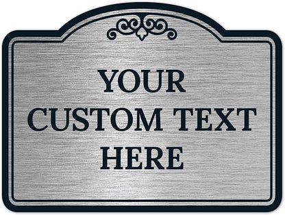 Custom Decorative Sign, Personalized Metal Sign by SigoSigns
