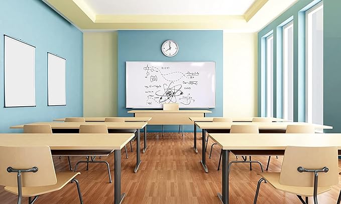 Ghent M1 Porcelain Magnetic Whiteboard, Wood Frame - Image 4