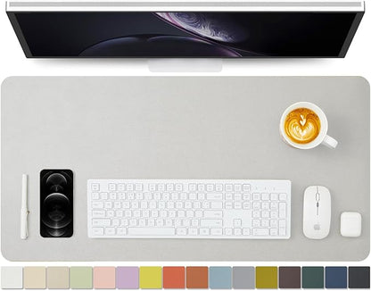 HOMIEAZICOZI Leather Desk Mat by HOMIEAZICOZI
