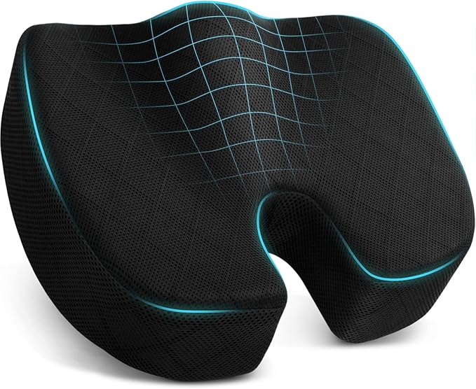 TushGuard Seat Cushion, Office Chair Cushions, Car Seat Cushion, Non-Slip by TushGuard