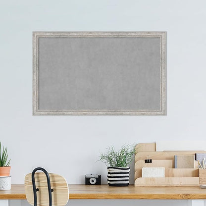 Amanti Art Silver Framed Magnetic Board 27x43 Large Vision Board - Image 6