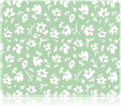 Auhoahsil Mouse Pad, 12 x 10 in Simple Flower Theme Computer Mouse Pad by Auhoahsil