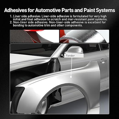 Automotive Acrylic Plus Attachment Tape 0.39" x 18Ft Made of 3M Pack of 2 - Image 6
